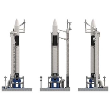 Svemirski Фальконед 1 i Početna Igralište Saturn V razmjera Model Rakete Kit je Gradbeni Blok je Skup Vojna Znanost Стволовой Cigle Igračku Dječji Božićni Poklon