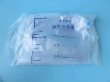 40шт Jednokratna torba za klistir vrećice za pranje crijeva osnovna enema plastičnu vrećicu za pranje, ispiranje crijeva 3