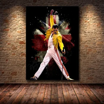 Queen Freddie Mercury Bohemian Rhapsody Platnu Plakati i Ispisuje Slike na Zid Apstraktne Ukrasne Cuadros 0