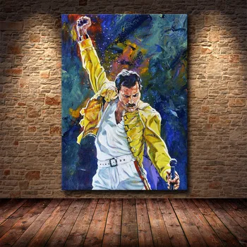 Queen Freddie Mercury Bohemian Rhapsody Platnu Plakati i Ispisuje Slike na Zid Apstraktne Ukrasne Cuadros 1