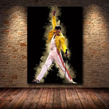 Queen Freddie Mercury Bohemian Rhapsody Platnu Plakati i Ispisuje Slike na Zid Apstraktne Ukrasne Cuadros 2