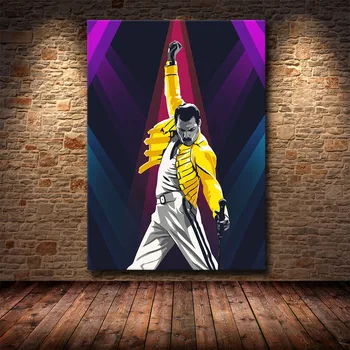 Queen Freddie Mercury Bohemian Rhapsody Platnu Plakati i Ispisuje Slike na Zid Apstraktne Ukrasne Cuadros 3