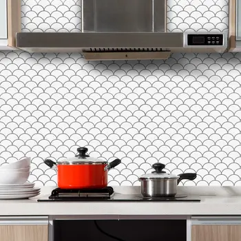 Novi Stil Premium 3D Naljepnice Za Zid Piling i Vinil Naljepnica Zidne Pločice Kuhinjski Zaštitna Ploča za Uređenje Doma 4