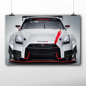 HD Wallpapera Ispisuje Nissan GTR Super Sportski Automobil Plakat Platno Zidno Likovna Slikarstvo za uređenje Dnevnog boravka 1