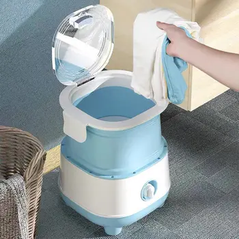 Prijenosni Sklopivi Mini-Stroj Za Pranje Rublja Domaćih Donje Rublje Čarape Mini-Stroj Za Pranje Rublja Prijenosni Mini-Stroj Za Pranje Rublja