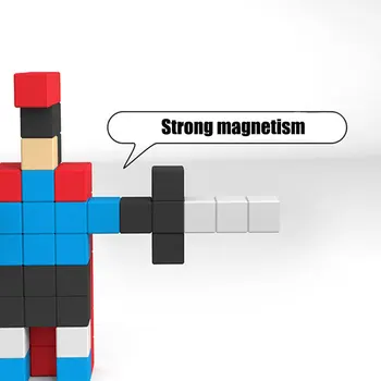 Novi Magnetski Dizajn Šarene Kocke Dječji DIY Model Obrazovne Inteligentni Matematičke Gradivni Blokovi Dječje Igračke, Pokloni Za Rođendan 3