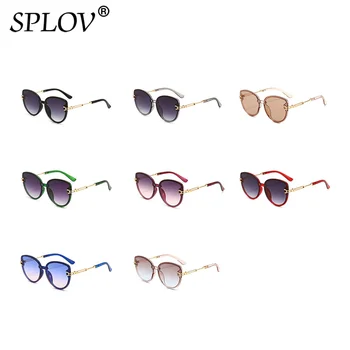 Moda cat eye sunčane naočale Žene muškarci brand dizajner nijanse na otvorenom dame gradijent je sunčane naočale metalnih okvira crna plava crvena sunčane naočale UV400 4