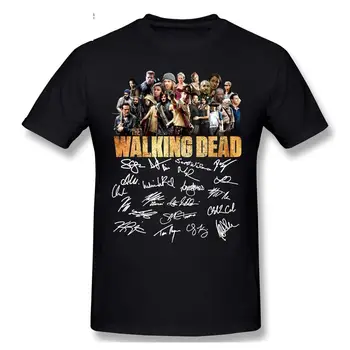 Muška moda majica The Walking Dead Signature Lovers, Casual majica Kratkih Rukava i okruglog izreza od 100% Pamuka, Majice, Top