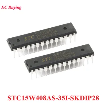 5 kom./1 kom. Računar STC15W408AS Mikrokontrolera MCU SMD STC15W408AS-35I-SKDIP28 1T 8051 Однокристальная čip