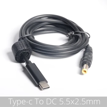 PD3.0 do stalnog struje 5.5*2.1 5.5*2.5 Kabel adapter za pokretanje mamac TYPE-C PD Decoy line QC4 punjač za laptop 15 20 U