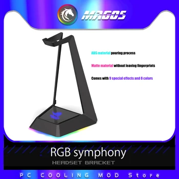 RGB stalak za slušalice ROG Symphony (8 efekata) Osnovni nosač za slušalice, Individualne 10 logotipa, 3 priključka za proširenje USB 0