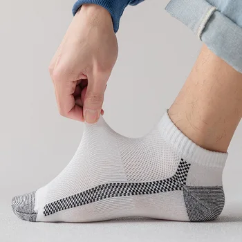 Dezodorans čarape izlete čarape proljeće fine usta apsorpciju znoja быстросохнущие sportske čarape za odmor gospodo s ekranom u boji pamuk 1