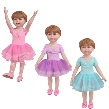 18 inča Djevojke lutka Балетное haljina balon suknja Američka odjeća za novorođenčad Dječje igračke 43 cm, baby lutke c767 0