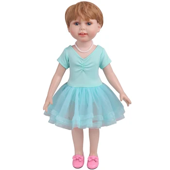 18 inča Djevojke lutka Балетное haljina balon suknja Američka odjeća za novorođenčad Dječje igračke 43 cm, baby lutke c767 5