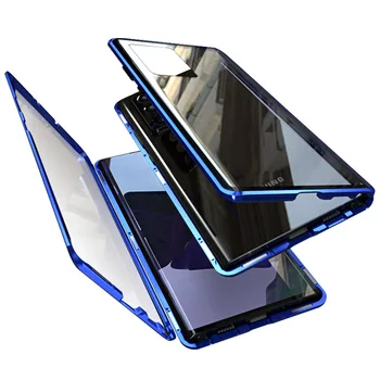 Transparentni Metalni Magnetni Torbica Za Samsung Galaxy Note 10 Lite S20 S21 Fe A50 A51 A70 A71 A72 A42 A52 A21S 5G M51 A12 A32 Torbica Bitno 4
