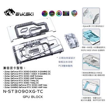 Bykski N-ST3090XG-TC GPU Blok za hlađenje vode Stražnji široka Stražnja Ploča Hladnjaka Za Zotac RTX 3090 3080 Gaming OC 0