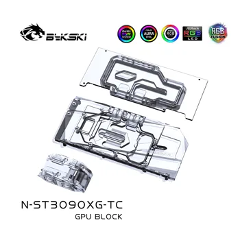 Bykski N-ST3090XG-TC GPU Blok za hlađenje vode Stražnji široka Stražnja Ploča Hladnjaka Za Zotac RTX 3090 3080 Gaming OC 1