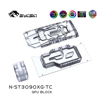 Bykski N-ST3090XG-TC GPU Blok za hlađenje vode Stražnji široka Stražnja Ploča Hladnjaka Za Zotac RTX 3090 3080 Gaming OC 2