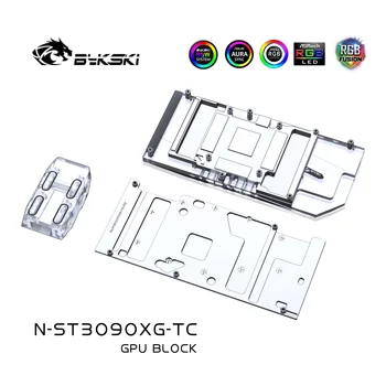 Bykski N-ST3090XG-TC GPU Blok za hlađenje vode Stražnji široka Stražnja Ploča Hladnjaka Za Zotac RTX 3090 3080 Gaming OC 3