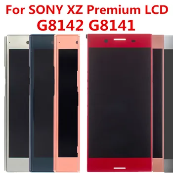 Za SONY Xperia XZ Premium Zaslon Osjetljiv na Dodir Digitalizator Sklop XZP G8142 G8141 LCD Zaslon s Okvirom 5,5-inčni LCD Zaslon