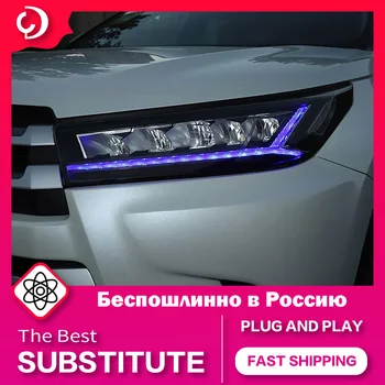 AKD Auto-Stil Svjetla za Toyota Highlander Svjetla 2018-2021 Nova Led Svjetla Kluger DRL Glavu Downlight Led Projektor 0