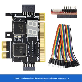 TL631 PRO PCI Dijagnostička Kartica Pribor za PC kartice PCI-E MINI Matične Ploče LPC Dijagnostički Analizator Tester Debug Kartice 4