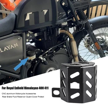 Pribor Za motocikle CNC Aluminijski Stražnji Spremnik Tekućine za Kočnice, Zaštitni Poklopac, Zaštita Za Royal Enfield Himalayan 400 411 2016-2022