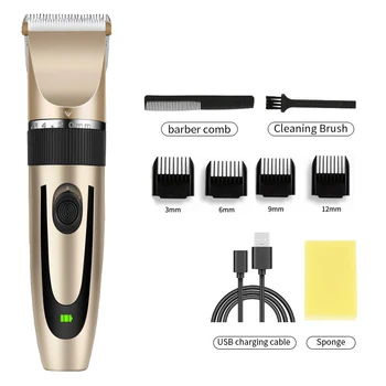 Šišanje Kose Strojevi brijanje Brade Trimer Kose УСБ štipaljke Za kosu isporučene punjive za Frizera