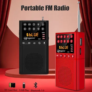 Prijenosni FM radio Bežični Bluetooth Zvučnik MP3 Music Player s Podrškom za Snimanje bez uporabe ruku, TF Kartica USB Reprodukcija Slušalice