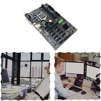 Matična ploča za майнинга B250 BTC s procesorom G3920 ili G3930 + ventilator + 4 GB DDR4 memorije 2666 Mhz + 128 G SSD + SATA kabel + kabel prekidača 12Xgraphics Utor 3