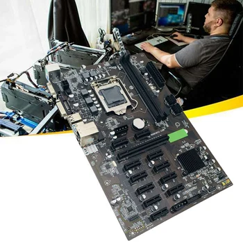 Matična ploča za майнинга B250 BTC s procesorom G3920 ili G3930 + ventilator + 4 GB DDR4 memorije 2666 Mhz + 128 G SSD + SATA kabel + kabel prekidača 12Xgraphics Utor 4