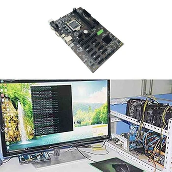 Matična ploča za майнинга B250 BTC s procesorom G3920 ili G3930 + ventilator + 4 GB DDR4 memorije 2666 Mhz + 128 G SSD + SATA kabel + kabel prekidača 12Xgraphics Utor 5