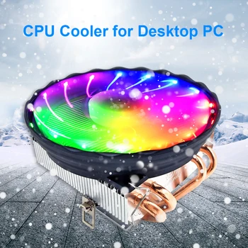 SNJEGOVIĆ 4 Topline Cijevi Way cooler 4 Pin PWM RGB PC miran Intel LGA 2011 1200 1150 1151 1155 1366 775 AM4 AM3 AM2 Ventilator za hlađenje procesora 2