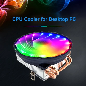 SNJEGOVIĆ 4 Topline Cijevi Way cooler 4 Pin PWM RGB PC miran Intel LGA 2011 1200 1150 1151 1155 1366 775 AM4 AM3 AM2 Ventilator za hlađenje procesora 4