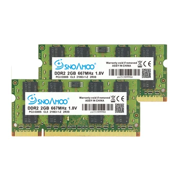 Memorija za laptop SNOAMOO DDR2 2 GB 667 Mhz I 800 Mhz PC2-5300S PC2-6400S 1,8 U 2Rx8 SO-DIMM memorija računala 0
