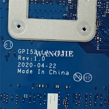 Punjeni naknada za HP-15-DA 15T-DA 250 G7 Matična ploča laptopa SRGKF i3-1005G1 Procesor na ploči GPI52 LA-J951P Matična ploča Testiran je u Redu 4
