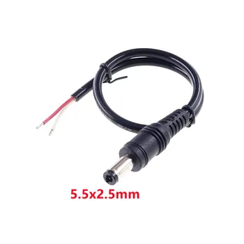 5pcs 5,5x2,5 mm Kabel za napajanje dc Штекерное priključak Nazivna Snaga 3.0 A 12 U Adapter Kabel Kabel za Prtljažnik 9,8 mm