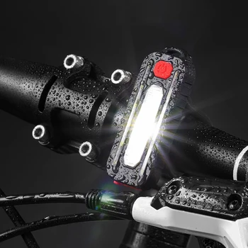 Biciklistička Dugo Svjetlo 5 Razina Podesivi Mini Svjetiljka Višenamjenski Vodootporan Punjiva Biciklizam, Upozoravajuća Žaruljica Bicikl Dugo Svjetlo 1