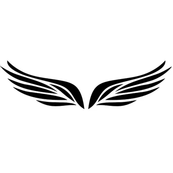 automobilska oznaka ukras ptičje pero krila anđela vinil naljepnica pvc vodootporna krema za sunčanje 15 cm