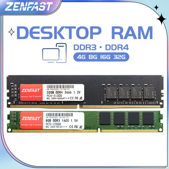 ZENFAST DDR3 1333 Mhz i 1600 DDR4 4 GB 8 GB 16 GB, 32 GB Memoria memorija 2133 2400 2666 Mhz Memorija za Desktop PC-Dimm memorija za inter AMD 1