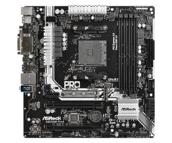 B350M Matična ploča ASRock AB350M Pro4 Matična ploča AM4 DDR4 64 GB Za cpu AMD Ryzen/7th Gen A-Series HDMI USB3.1M.2 Micro ATX 1