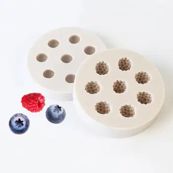 3D Maline Borovnice Oblik Silikonska Forma Šećer Zanat Sapun Alat Za Pečenje Kolača u Čokoladu Pečenje Gadget DIY Kućne Potrepštine