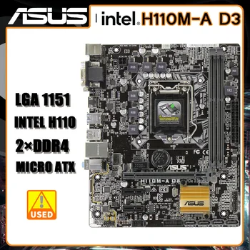 Matična ploča LAG 1151 Za cpu Celeron G3900 Asus H110M-A D3 Matična ploča 16 GB DDR3 PCI-E 3,0 SATA III USB3.0 Micro ATX 0