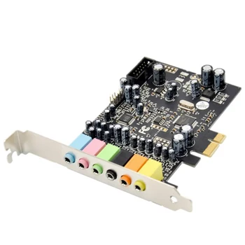 Zvučna kartica pci-e 7.1 CH Stereo Surround zvuk PCI-E Ugrađeni 7.1-Kanalni Audio Uređaj CM8828 2