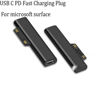 USB Type C PD Utičnica za brzo Punjenje Pretvarač za Microsoft Surface Pro 3 4 5 6 Go USB priključak C Priključak Adaptera za Surface Book