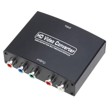 1080P HD Video Konverter HDMI-kompatibilnu S YPBPR Komponentni R/L Audio Adapter za TV, PC, Konzole za video-igre Računalna Oprema
