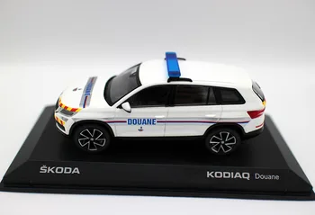 NorRev Model 1:43 Skodaa KODIAQ Douane Policijski automobil Baci pod pritiskom Igračke od legure za kolekcionarski poklon