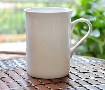 320 ml, jednostavan šalica od bijele kost porculana, keramike tea šolja, porculan demitasse taza cafe expresso, demitasse od bijelog porculana