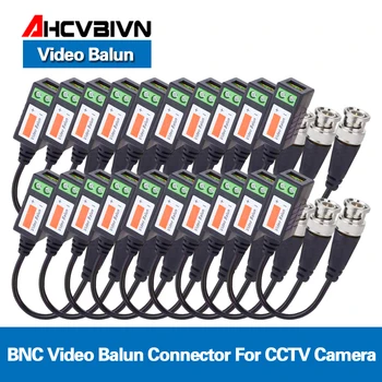 20 komada (10 parova) Koaksijalni CAT5 Kamera za video Nadzor Pasivni BNC Video Балун na UTP Primopredajnik Priključak 2000ft Udaljenost Upletena Kabel 0