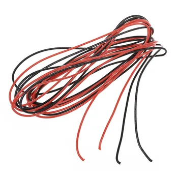 2015 Vruće 2x3 noćenje M 18 Kalibar AWG Silikonski Gumeni Kabel Kabel Crveno-Crni Fleksibilan 0